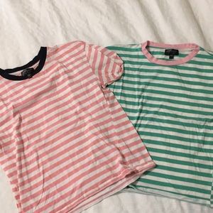 Two size 6 TOPSHOP tees!